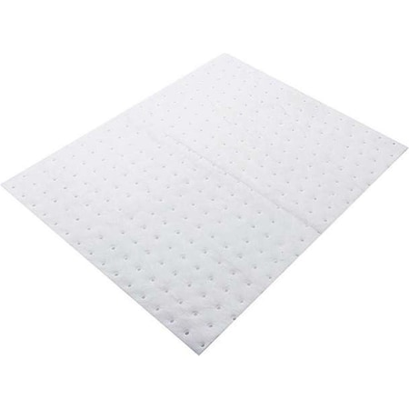 Vortex Sorbent Pad, Oil, 10 in x 15 in, White, 100 PK VO3076676
